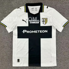 2025/26 Parma Home White Fans Soccer Jersey