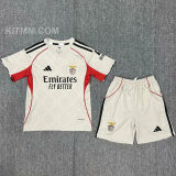 2025/26 Benfica Away White Fans Soccer Jersey