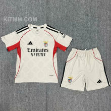 2025/26 Benfica Away White Fans Soccer Jersey