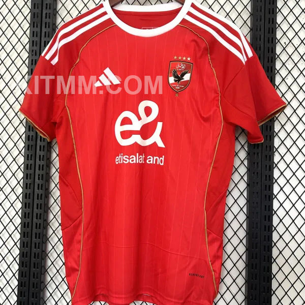 2025/26 Al Ahly Home Red Fans Soccer Jersey 埃及国民