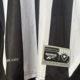 2025/26 Botafogo Home Fans Soccer Jersey 胸前有广告