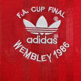 1986/1987 LFC Home Red Retro Soccer Jersey