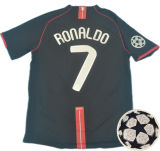 2007/08 M Utd Green GK Retro Long Sleeve Soccer Jersey