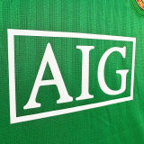 2007/08 M Utd Green GK Retro Long Sleeve Soccer Jersey