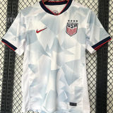 2025/26 U.S Home White Fans Soccer Jersey 带星