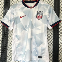 2025/26 U.S Home White Fans Soccer Jersey 带星