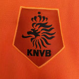2010 Netherlands Home Orange Retro Jersey