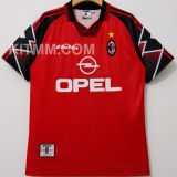 1997/98 AC Milan Red Copa Edition Retro Soccer Jersey