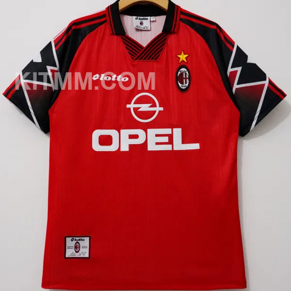 1997/98 AC Milan Red Copa Edition Retro Soccer Jersey