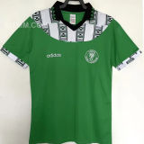 1994 Nigeria Home Green Retro Soccer Jersey