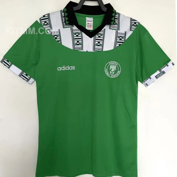 1994 Nigeria Home Green Retro Soccer Jersey