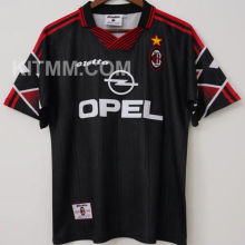 1997/98 AC Milan Black Copa Edition Retro Soccer Jersey