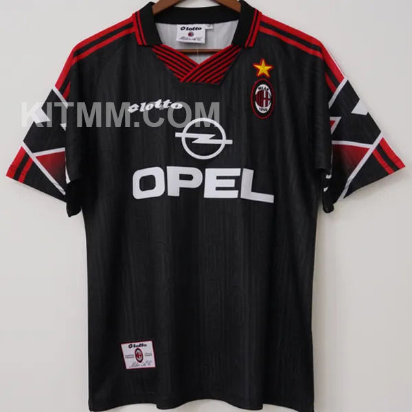 1997/98 AC Milan Black Copa Edition Retro Soccer Jersey