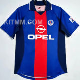 2000/2001 PSG Home Blue Retro Soccer Jersey