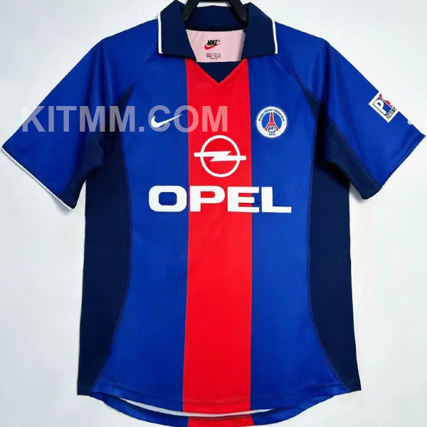 2000/2001 PSG Home Blue Retro Soccer Jersey