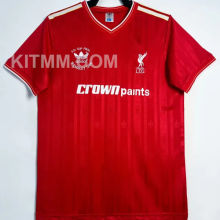 1986/1987 LFC Home Red Retro Soccer Jersey