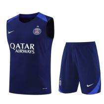2025/26 PSG Sapphire Blue Vest Training Jersey(A Set)