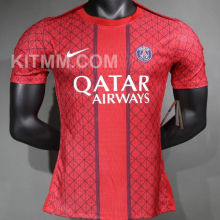 2025/26 PSG Special Edition Red Player Version Jersey