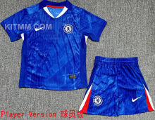2025/26 CFC Home Blue Player Version Kids Soccer Jersey 球员版童装