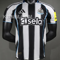 2025/26 Newcastle Home Player Version Soccer Jersey