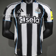 2025/26 Newcastle Home Player Version Soccer Jersey