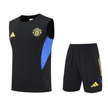 2025/26 M Utd Black Vest Training Jersey(A Set)