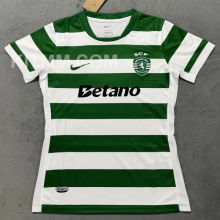 2025/26 Sporting Lisbon Home Women Soccer Jersey 女 里斯本