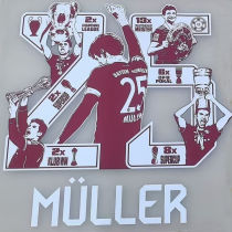 Müller #25 Commemorative Edition Font  (You can buy it Or tell me to print it on the Jersey )