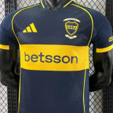 2025/26 Boca 120th Anniversary Edition Player Version Soccer Jersey 不印 右臂和后幅广告