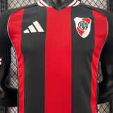 2025/26 River Plate Away Player Version Soccer Jersey 胸前空白版