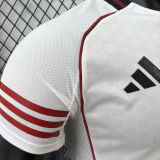2025/26 River Plate Home White Player Version Soccer Jersey 胸前空白版