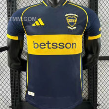 2025/26 Boca 120th Anniversary Edition Player Version Soccer Jersey 不印 右臂和后幅广告