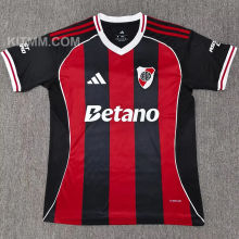 2025/26 River Plate Away Fans Soccer Jersey 带胸前广告