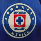 1997/98 Cruz Azul Home Blue Retro Long Sleeve Soccer Jersey