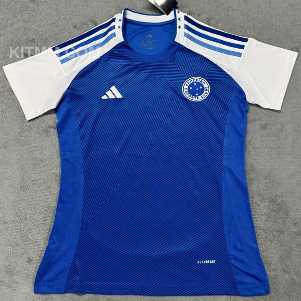 2025/26 Cruzeiro Home Blue Women Soccer Jersey 女