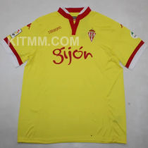 2015/20116 Gijon Away Yellow Retro Soccer Jersey