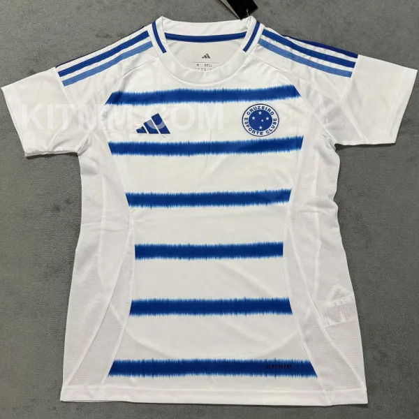 2025/26 Cruzeiro Away White Women Soccer Jersey 女