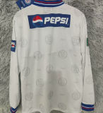 1997/98 Cruz Azul Away White Retro Long Sleeve Soccer Jersey