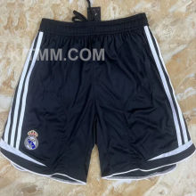 2006/07 RM Away Black Retro Shorts Pants