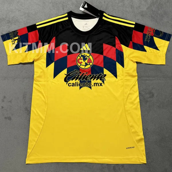 2025/26 Club America Home Fans Soccer Jersey 背后广告黑色