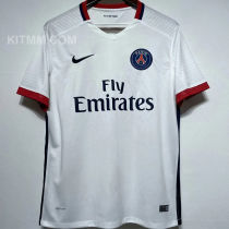 2015/16 PSG Away White Retro Soccer Jersey
