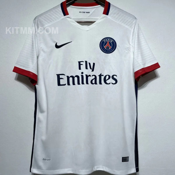 2015/16 PSG Away White Retro Soccer Jersey