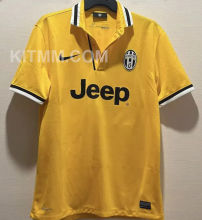 2013/14 JUV Third Yellow Retro Soccer Jersey
