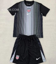 2025/26 U.S Black GK Kiss Soccer Jersey
