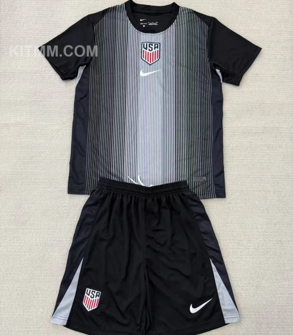 2025/26 U.S Black GK Kiss Soccer Jersey