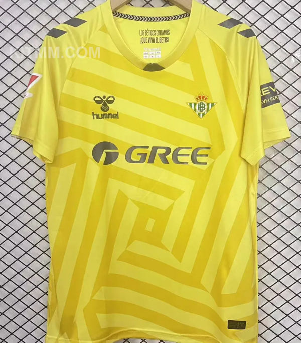 2025/26 R BTS Yellow Goalkeeper Fans Soccer Jersey