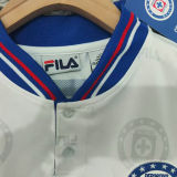 1997/98 Cruz Azul Away White Retro Long Sleeve Soccer Jersey