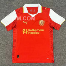 2025/26 Rotherham United Home Red Fans Soccer Jersey