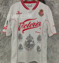1998/1999 Deportivo Toluca Away White Retro Soccer Jersey 托卢卡