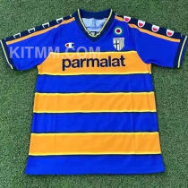 2002/2003 Parma Home Yellow Retro Soccer Jersey